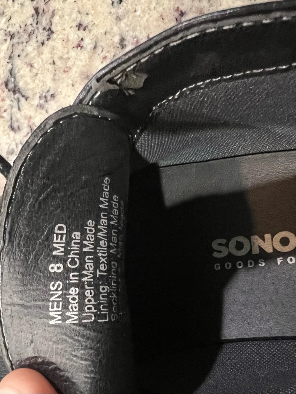 Sonoma Black Men’s Lace-Up Chukka Boots